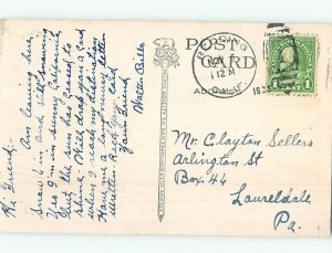 W-Border FRUIT ORCHARD Postmarked Redding California CA HM8602