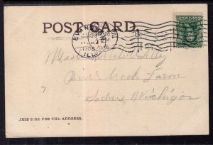 A Sudden Squall Two Boys in a Sailboat