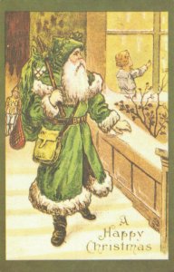 Merry Christmas Santa Claus Green 05.10