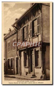 Sully sur Loire - Old wooden house - Old Postcard