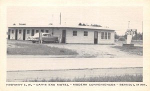 Bemidji Minnesota Days End Motel Vintage Postcard AA65535