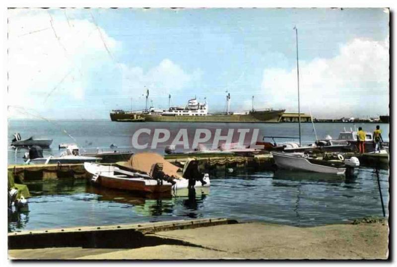 CPA Djibouti vue générale du port Cote des Somalis 