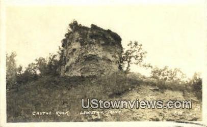 Real Photo - Castle Rock in Lewiston, Minnesota