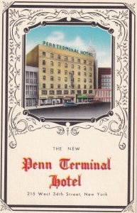 NEW YORK CITY, New York, 1900-1910s; The New Penn Terminal Hotel