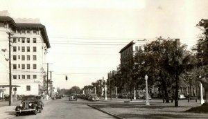 Vintage RPPC Real Photo Postcard Garden Street Looking East Pensacola, FL P7 