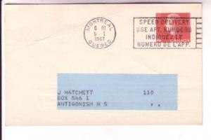 Canadian Postal Stationery, Elizabeth II, 4 Cent, TV and Radio, Used 1967