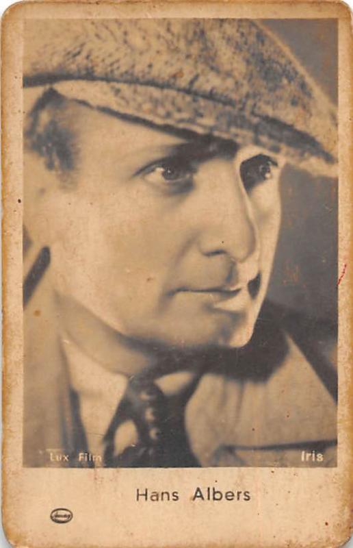 B49375 Hans Albers 5x7cm Actors Acteurs postcard