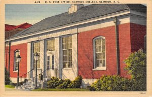 US Post Office Clemson College Clemson, South Carolina  