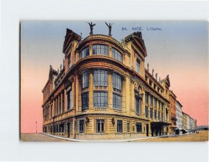Postcard L'Opéra, Nice, France