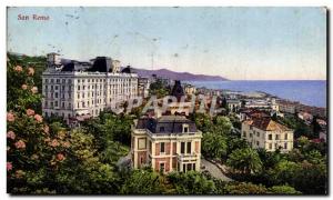 Italia - Italy - Italy - Sanremo - Vue Generale - Old Postcard