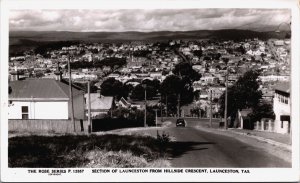 Australia Launceston From Hillside Crescent Launceston Tasmania RPPC C059