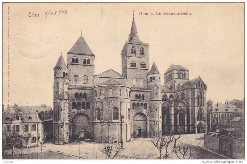 TRIER, Rhineland-Palatinate, Germany, 1900-1910's; Dom U. Liebfrauenkirche