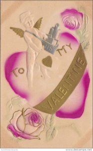 Valentine's Day Cupid Delivering Mail