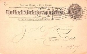 Chase & Sanborn in Boston, Massachusetts postal dated 1898.