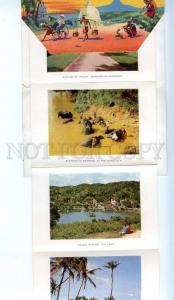 164017 Greetings from CEYLON Negombo Sigiriya SET of 9 cards