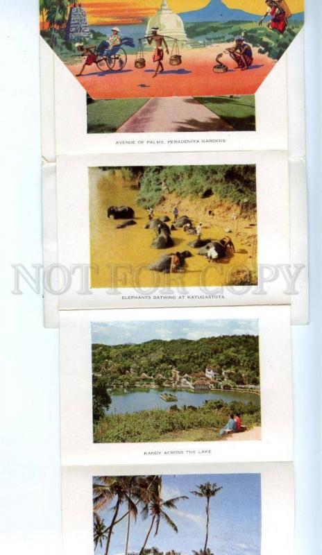 164017 Greetings from CEYLON Negombo Sigiriya SET of 9 cards