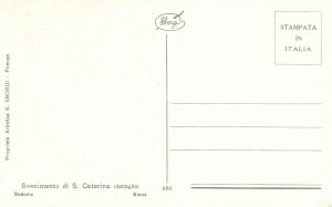 Postcard 1910's The Life of St. Catherine Ecstasy Church of Domenico Siena Italy