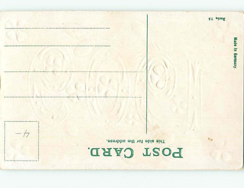 1909 large date new year NUMBERS WITH PINECONES AND BRANCHES HQ7757
