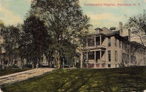 Postcard Homeopathic Hospital Rochester NY 1910