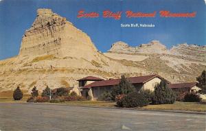 Scotts Bluff Nebraska~National Monument~Museum~Administration~1950s Postcard