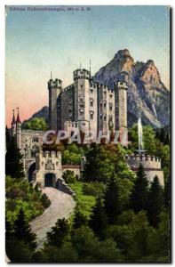 Old Postcard Schloss Hohenschwangau