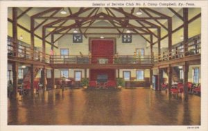 Kentucky Camp Campbell Interior Service Club No 2 Curteich