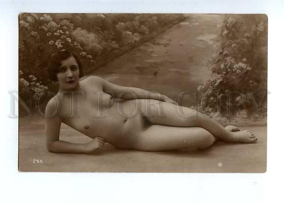 129066 NUDE Woman BELLE Vintage Real PHOTO GA #265 PC