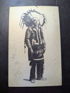 Mint USA Native American Postcard Antonio Buer Ignacio CO