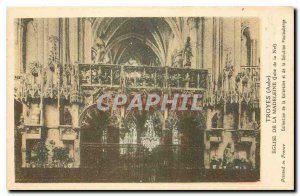 Old Postcard Troyes Aube Madeleine Church Jube of the Nave