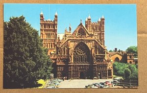 VINTAGE UNUSED POSTCARD - THE CATHEDRAL, EXETER, ENGLAND