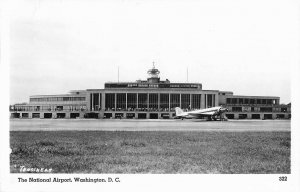 Postcard RPPC The National Airport Washington D.C. Actual Photo Unposted PC5.