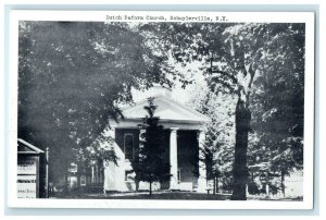 c1930's Dutch Reform Church, Schuylerville New York NY Vintage Postcard 