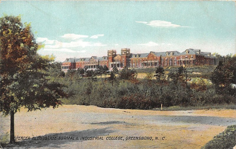 J30/ Greensboro North Carolina Postcard c10 State Normal College Spencer 244