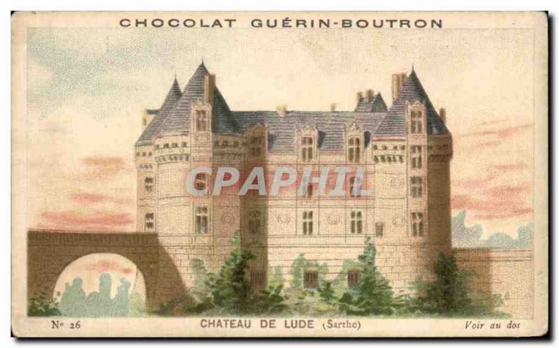 Chromo Chocolate Guerin Boutron Château du Lude