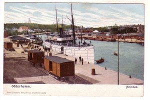 Ships and Trains at Soderhamn, Hamnen, Sweden,