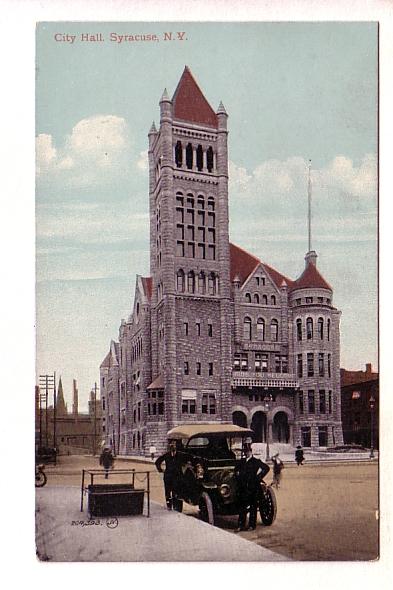 City Hall, Car with Chauffeur, Syracuse, New York