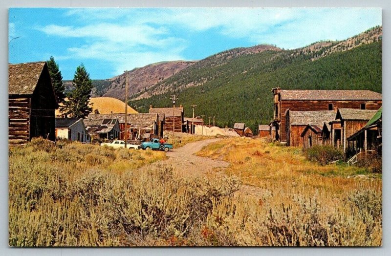 Elkhorn  Montana  Gold & Silver Mining Camp  Postcard