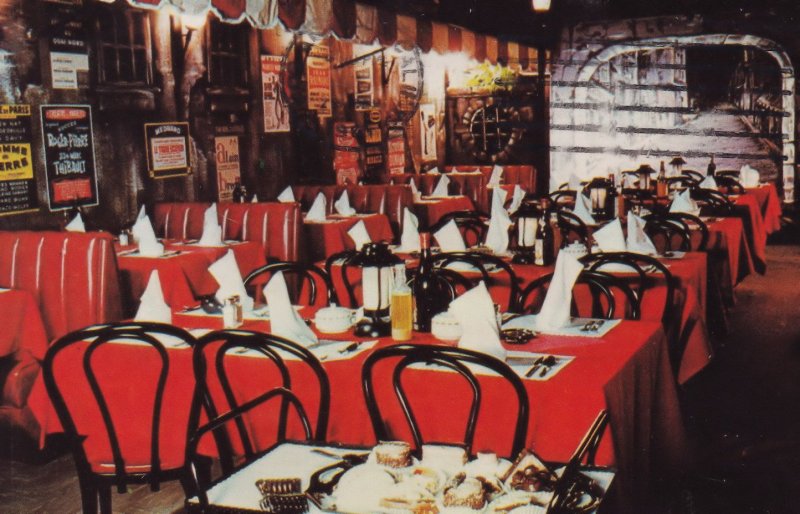 Le Mon Arc Restaurant Los Angeles Bvd Calafornia Postcard