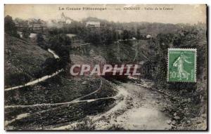 Old Postcard Crozant Creuse Valley