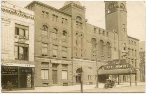 Buffalo NY Pierce Arrow Dealership Teck Theatre RPPC Real Photo Postcard