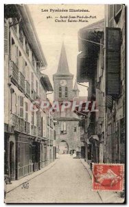 Old Postcard The Illustrated Pyrenees Saint-Jean-Pied-de-Port Saint Mary Bell