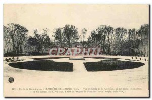 Old Postcard Forest of Compiegne Armistice Glade of The General view of the G...