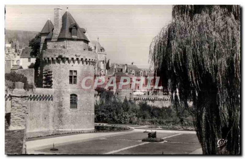 Old Postcard Vannes gardens and ramparts