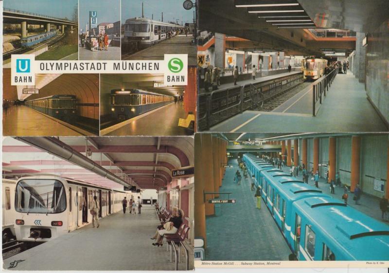 METRO TRANSPORT FRANCE USA É.-U.A. GERMANY ALLEMAGNE 22 CPA (mostly pre-1970)