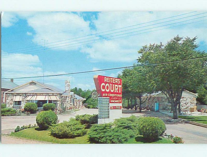 Unused Pre-1980 REITER'S COURT MOTEL Camdenton Missouri MO u3162