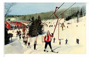 VT - Bromley. Ski Tow at Mt. Bromley