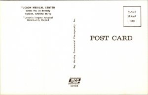 Tucson Medical Center Arizona AZ Hospital Postcard VTG UNP MCGrew Vintage Unused 