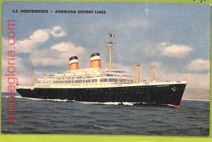 af7384 - VINTAGE POSTCARD Postcards - SHIP INDEPENDENCE SAT NAV-