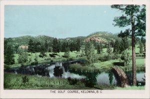 Kelowna BC The Golf Course Unused Gowen Sutton RPPC Postcard H23