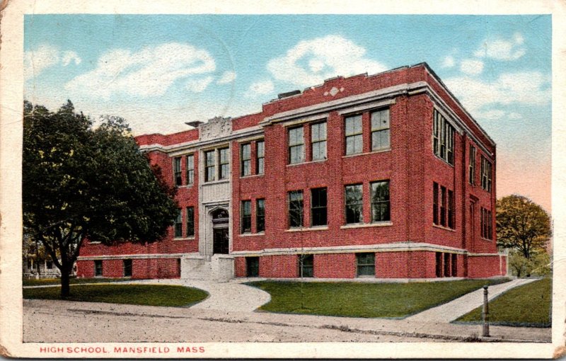 Massachusetts Mansfield High School 1917